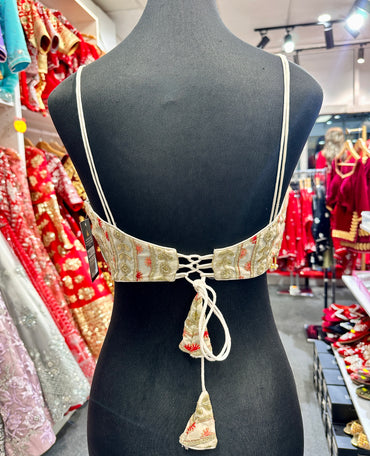 Designer Tube Blouse Off White