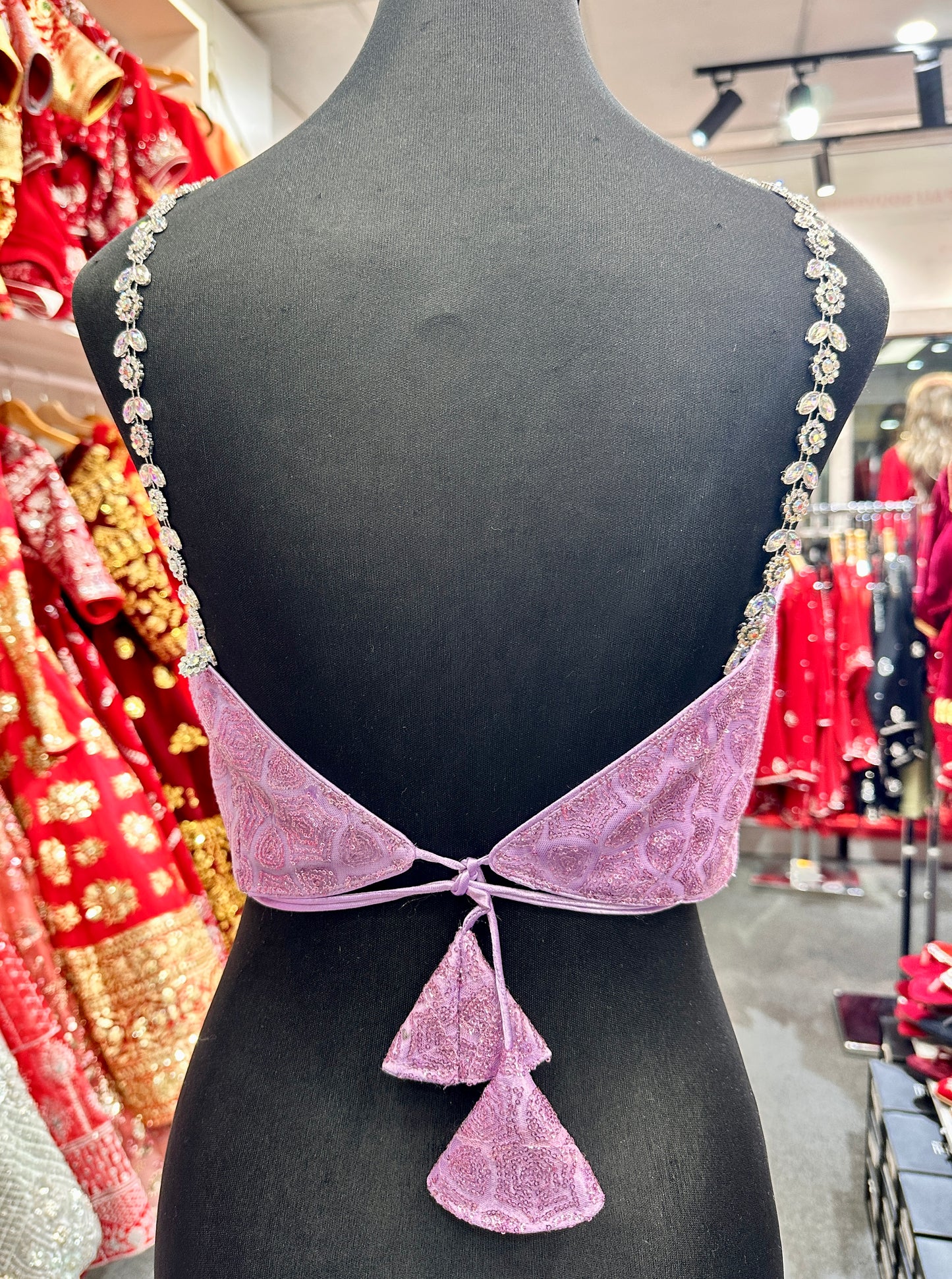 Designer Tube Blouse Purple