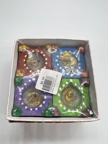 Tulsi Wax Diya 4 Design