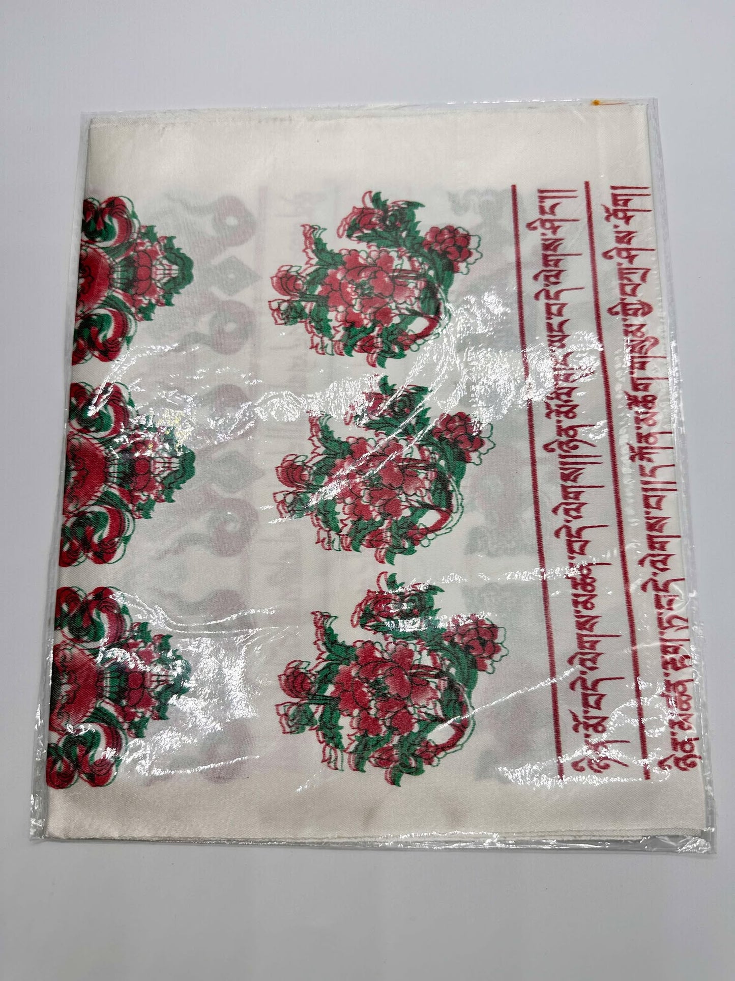 Tibetan Buddhism Satin Auspicious Khada
