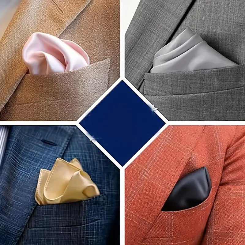 Men'S Pocket Squares 12 colors