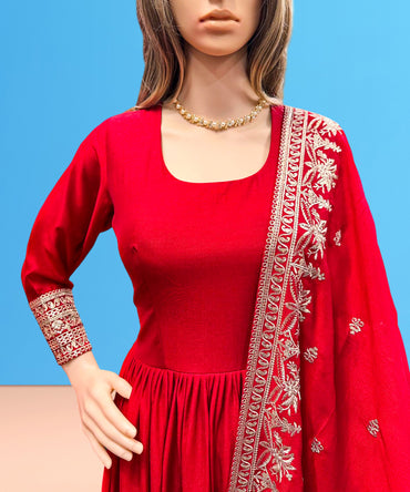 Anarkali Set Chinon 36-44