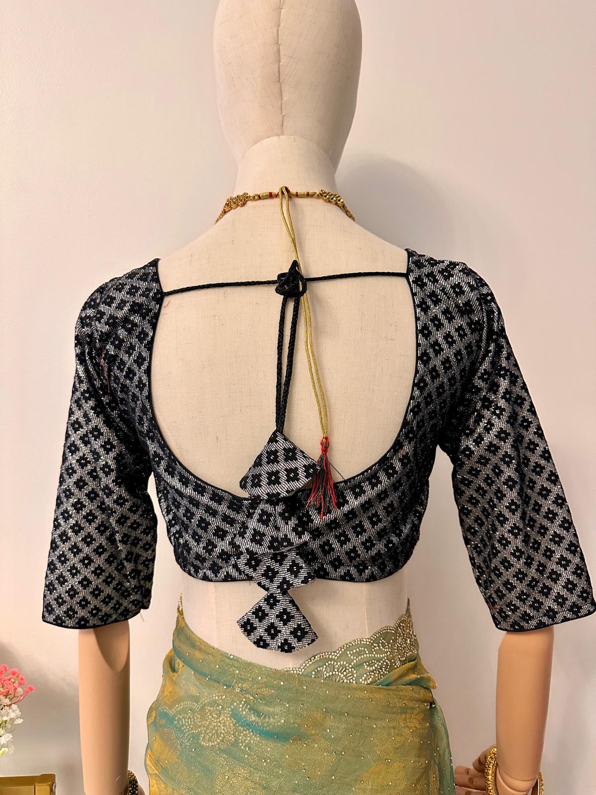 Party Wear Blouse Black 0226