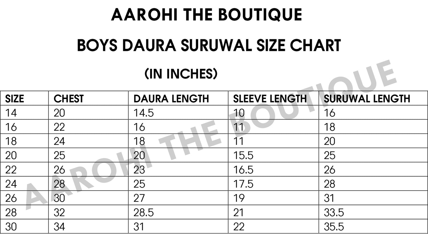 Boys Daura Suruwal Size 24 | 2 Colors
