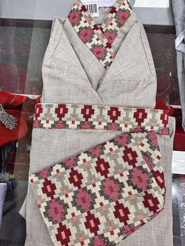 Premium Daura Suruwal Border with Dhaka Topi