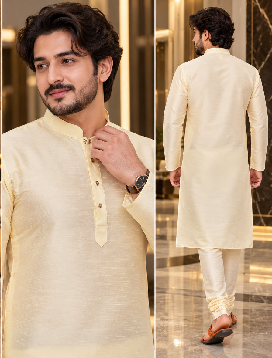 Kurta Pyjama set Size 36-40 Creamy