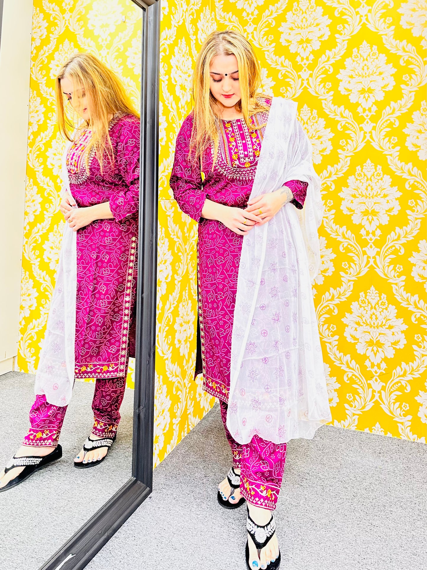 Beautiful 3Pc Kurtha Suit