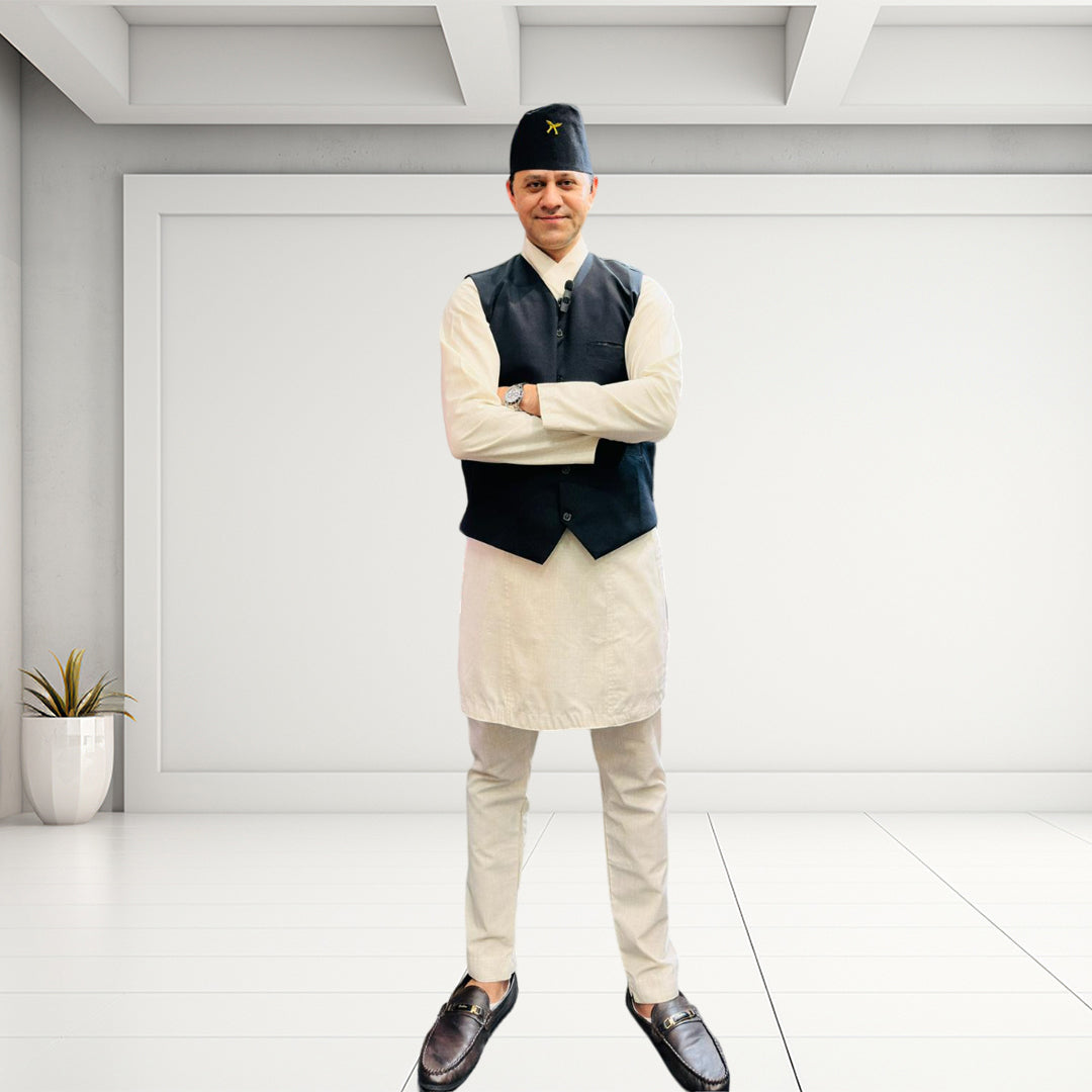 Black Waistcoat Small-2XL