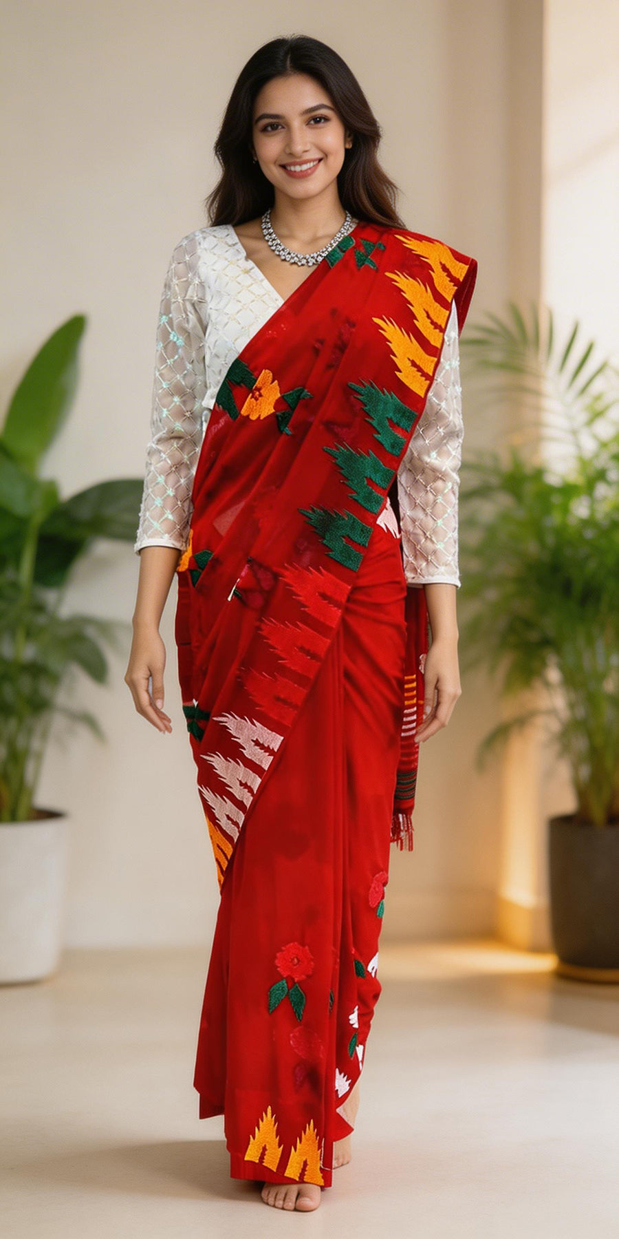 Dhaka Saree | Embroidery | 5 Colors