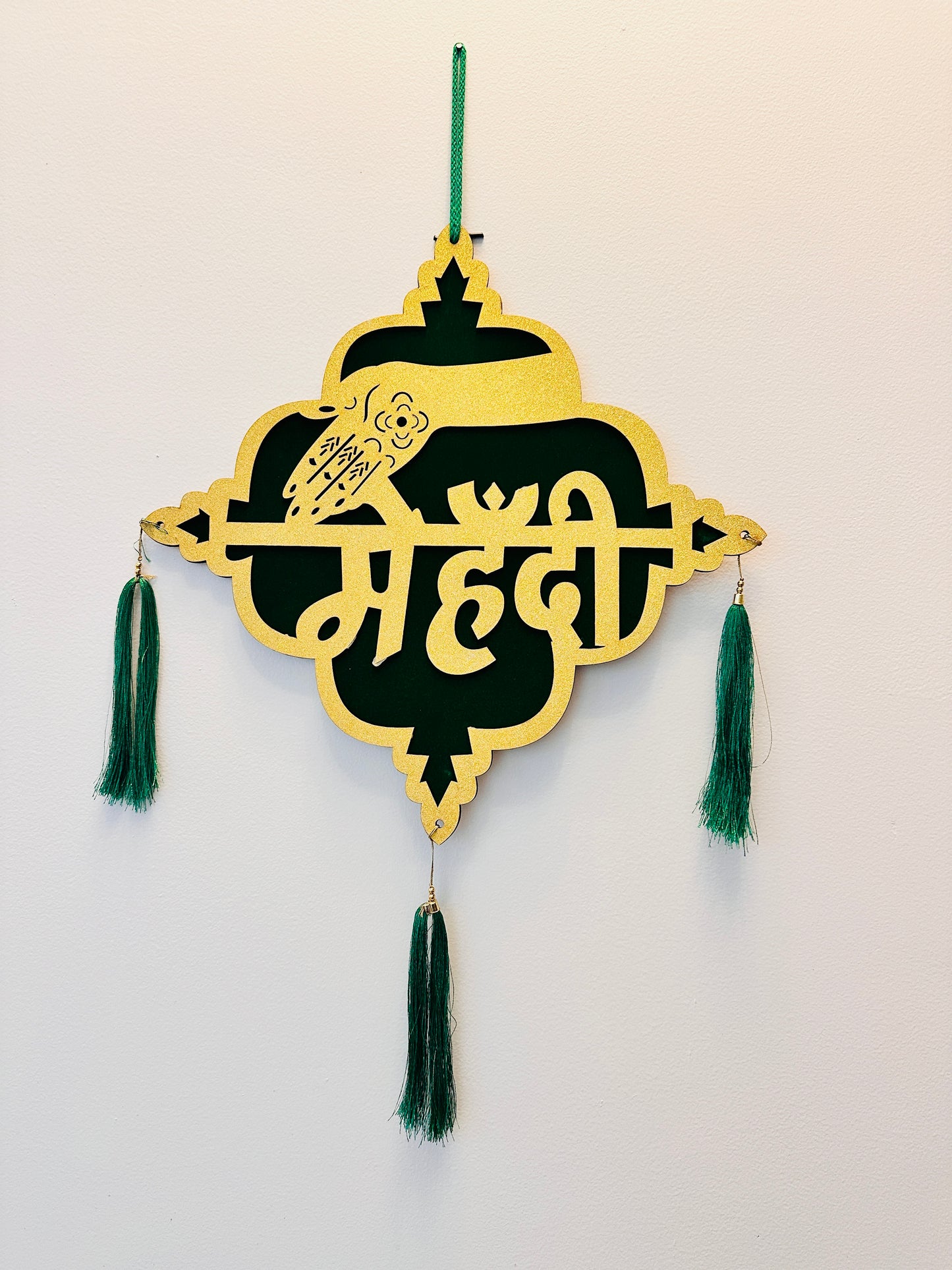 Mehendi & Haldi Decor Board