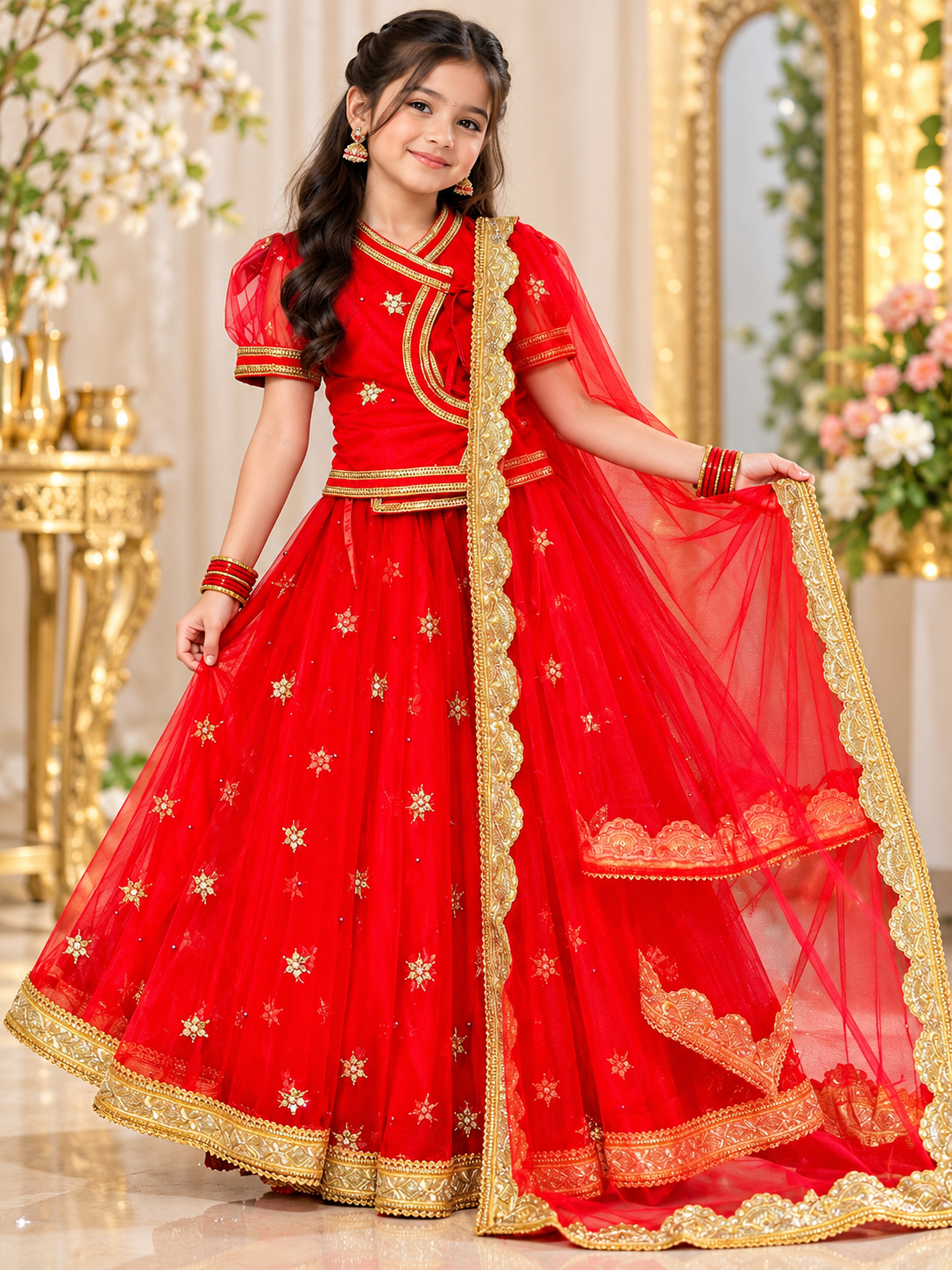 Girls Lehenga Choli Chest 24 Inch | 7-10 Year