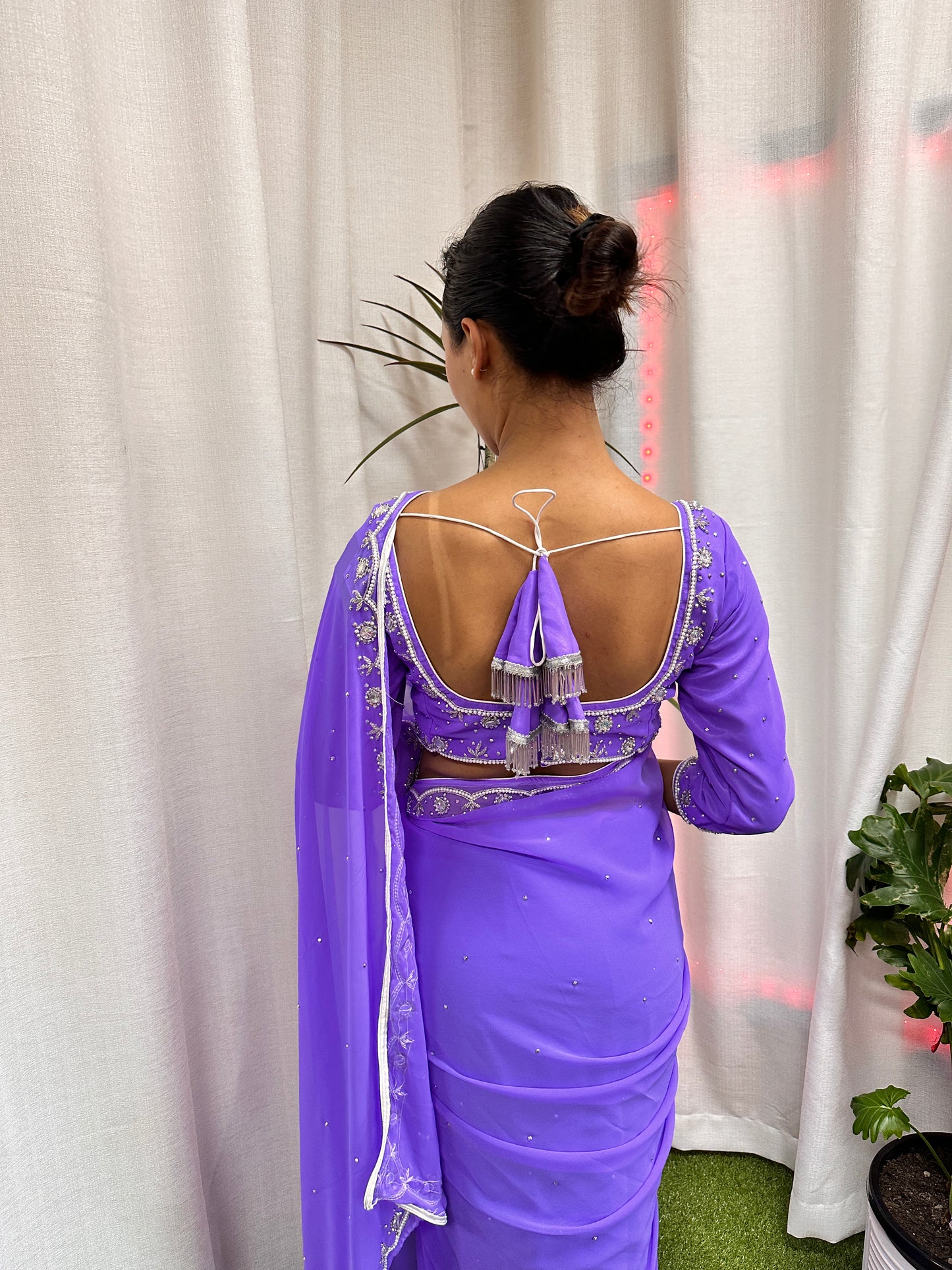 Full Hand work Saree Set