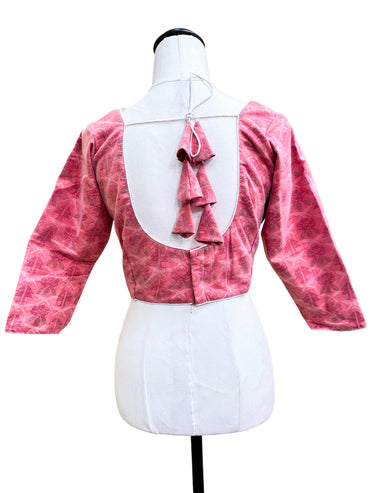 Dhaka Choli Baby Pink LS