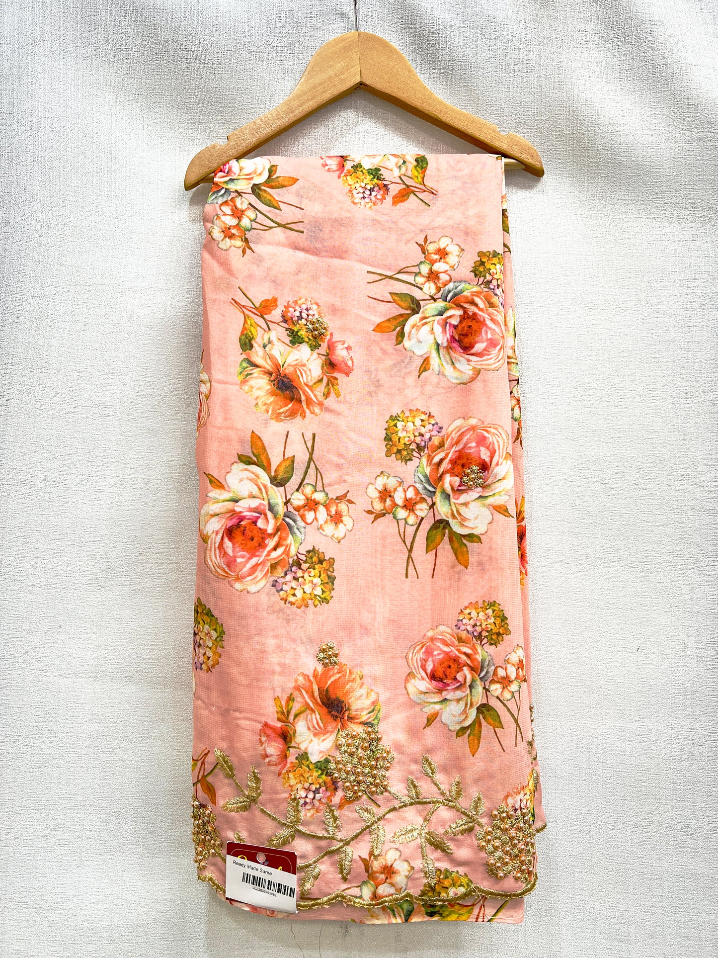 Light Hand Work Party Wear Saree