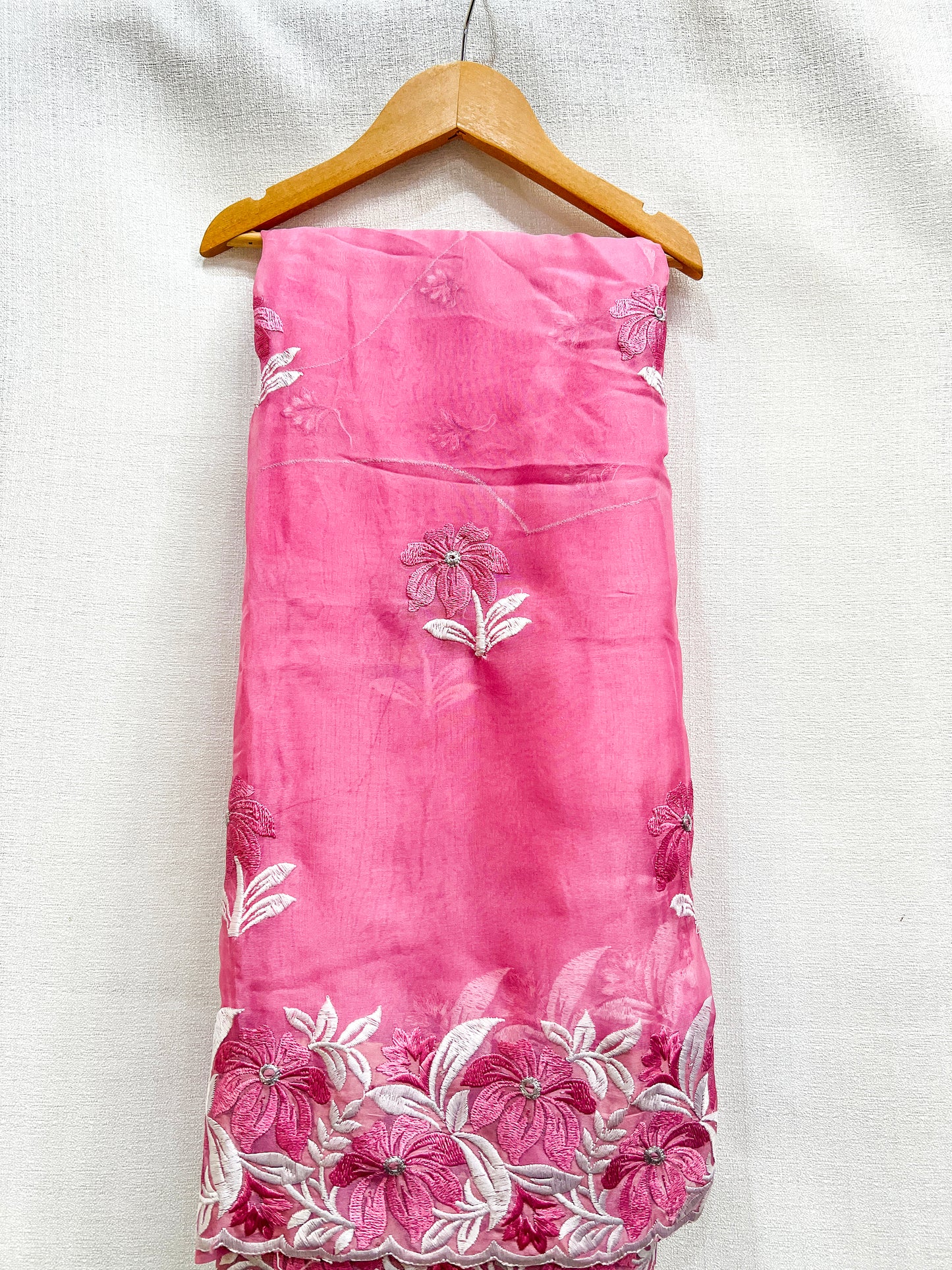 Flower Saree Pink