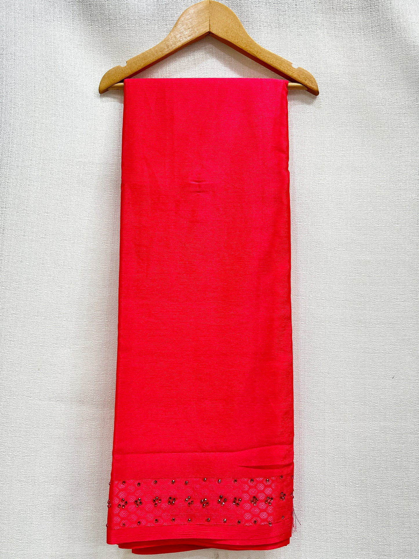 Border Work Saree Pink