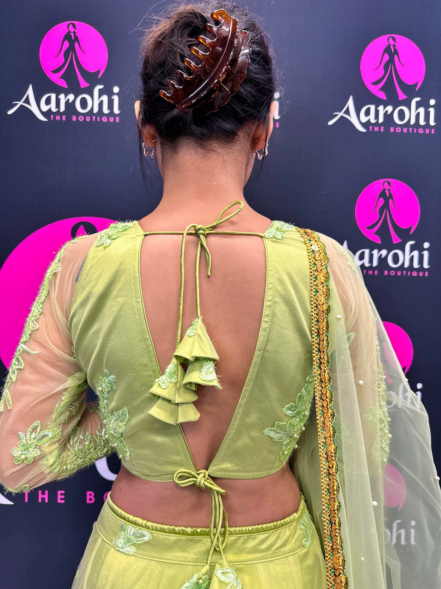 Beautiful Lehenga Choli-Parrot