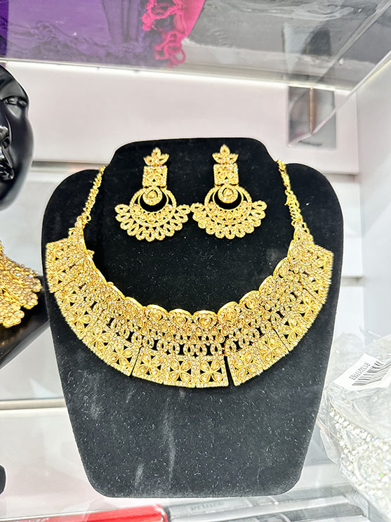 Gold Plated Choker Set