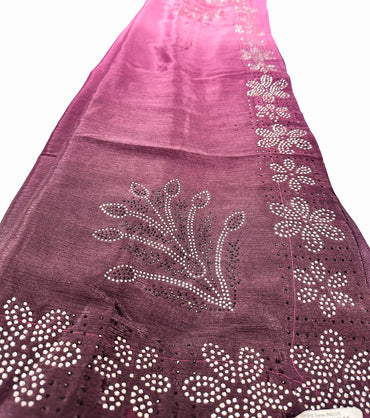 Dual Color Party Wear Saree