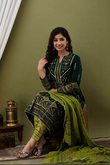 Cotton Anarkali Set