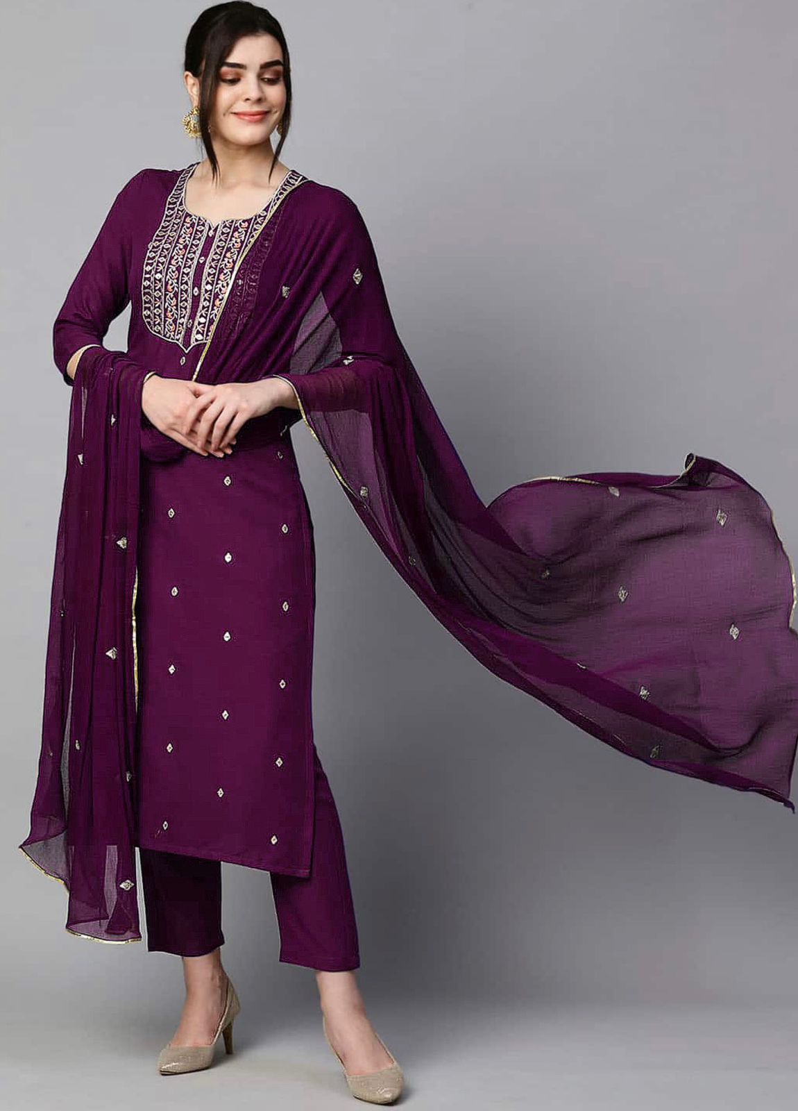New Rayon Suit Set