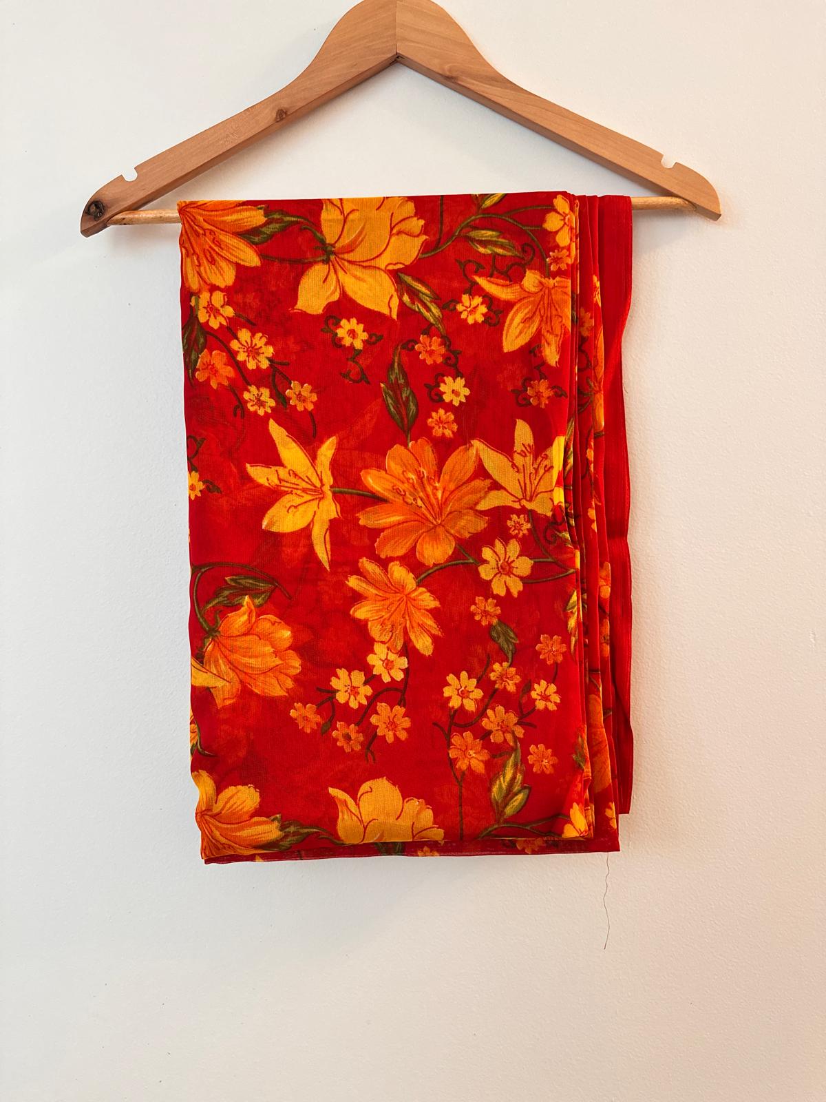 Viral Print Saree | 2 Colors