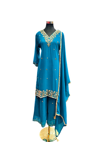 Party Wear Hand Work Kurta Suit 36-48