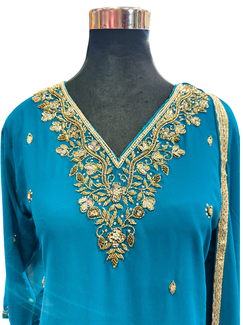 Party Wear Hand Work Kurta Suit 36-48