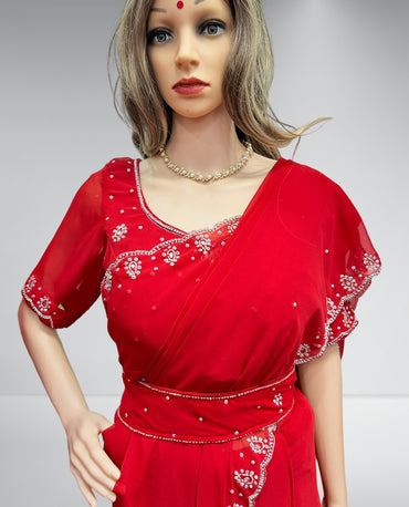 Handwork Boutique Saree Set-SS