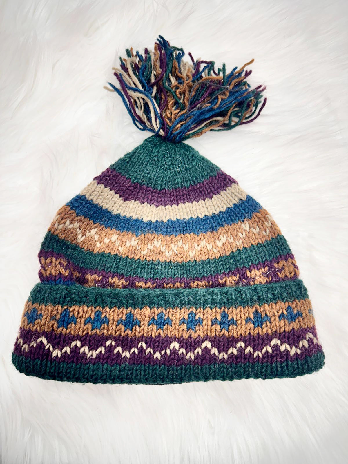 Multicolor Woolen Hand Made Bennie