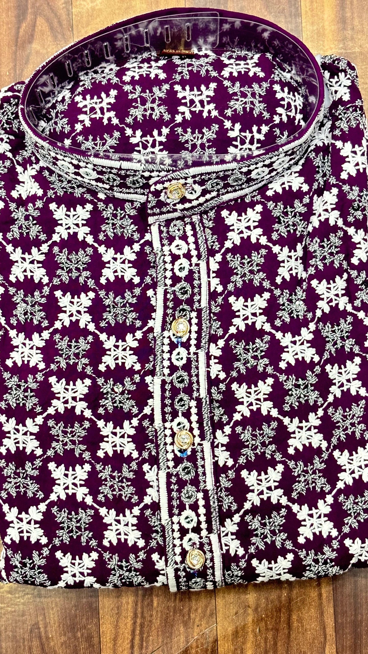 Traditional Chikan Work Kurta