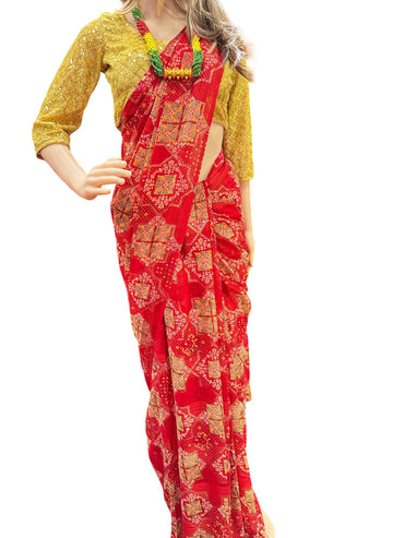 Golden Party Wear Blouse