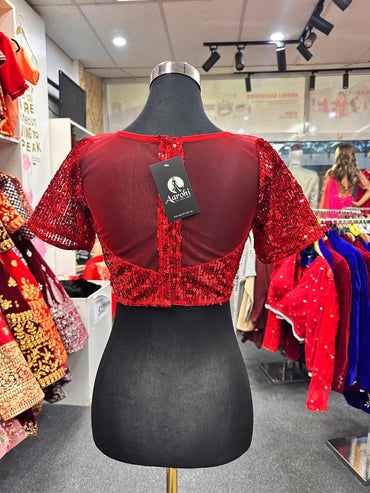 Party Wear Short Sleeve Blouse 32