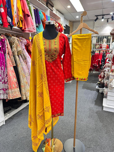 Cotton Kurtha set Size 44 (2XL) 5 Design