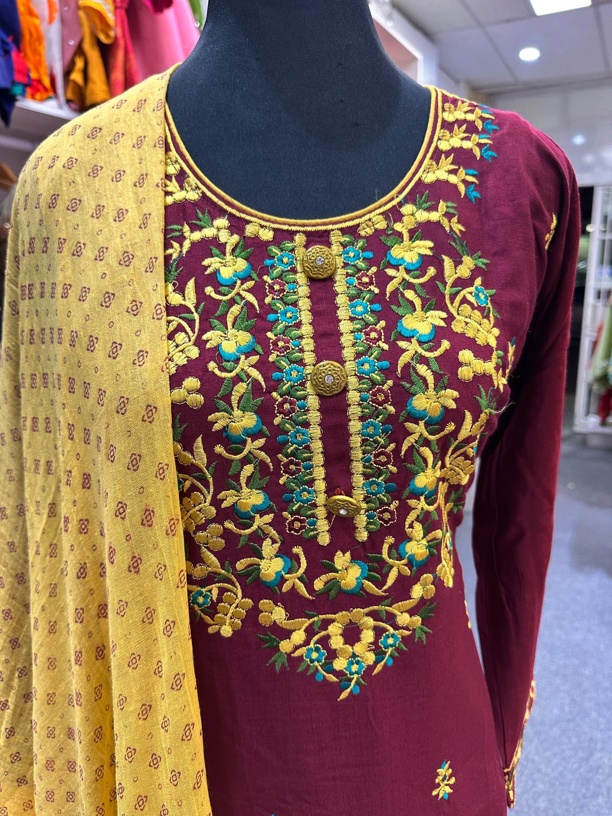 Cotton Kurtha set Size 44 (2XL) 5 Design