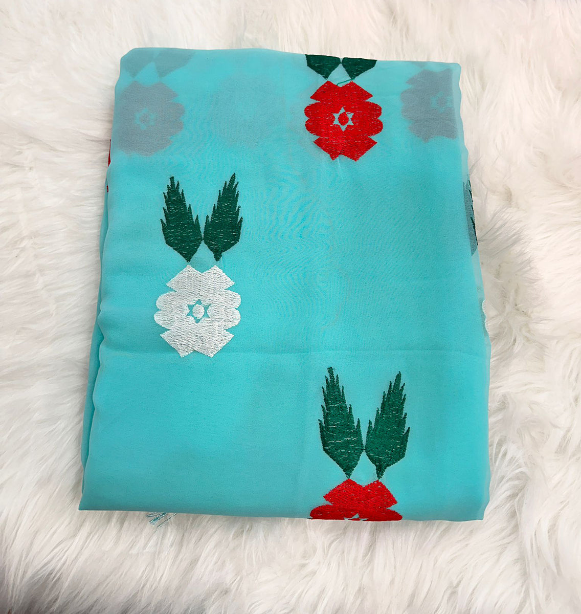 Dhaka Saree | Embroidery | 5 Colors