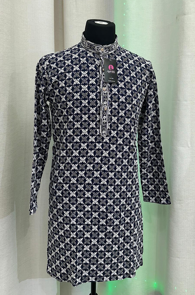 Traditional Chikan Work Kurta