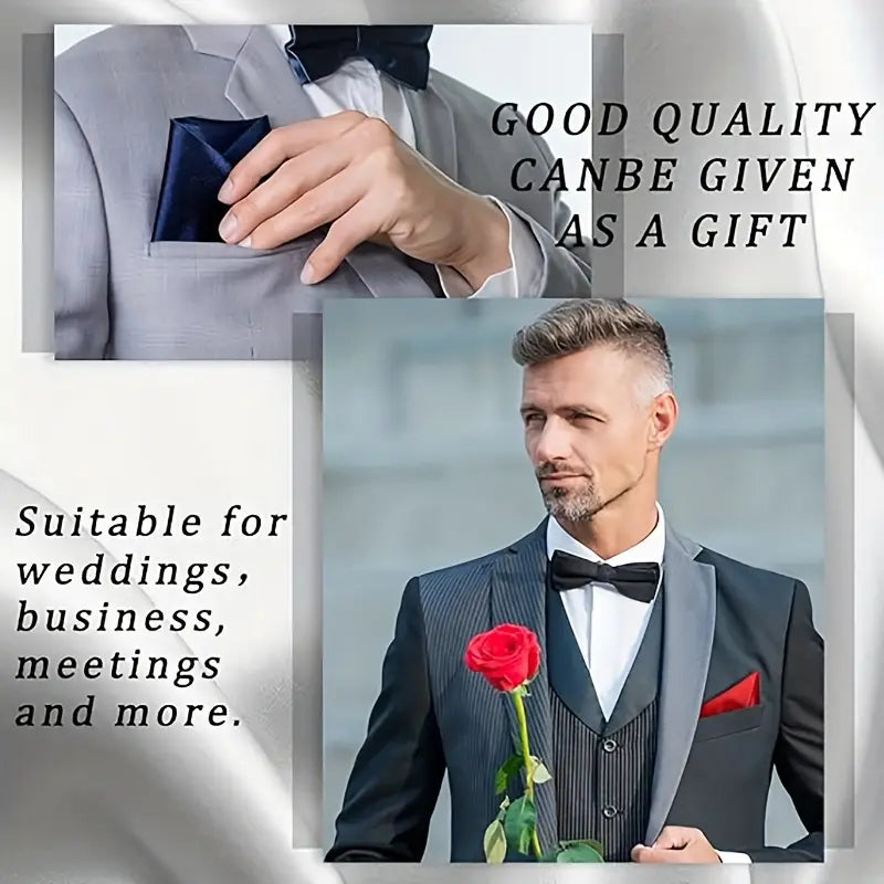 Men'S Pocket Squares 12 colors