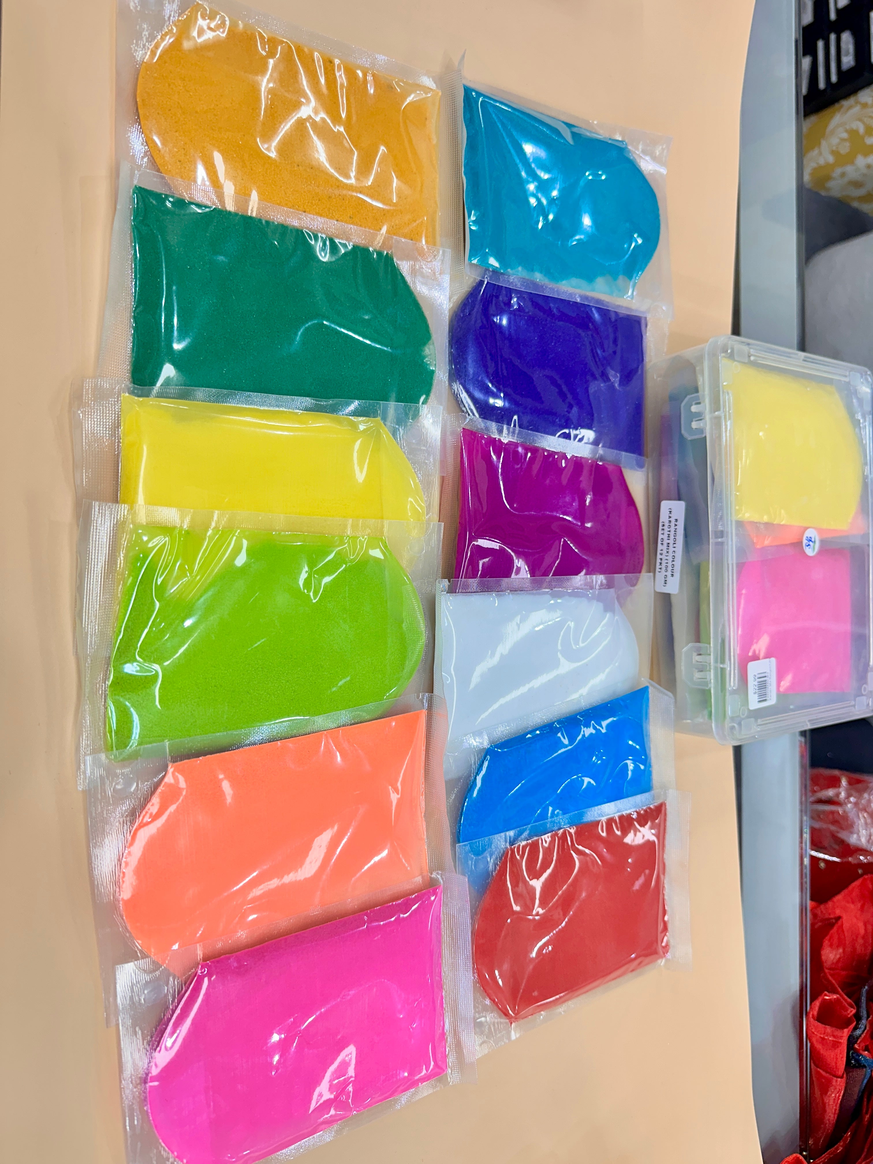 Rangoli Color Pack (Box-12 Colors)