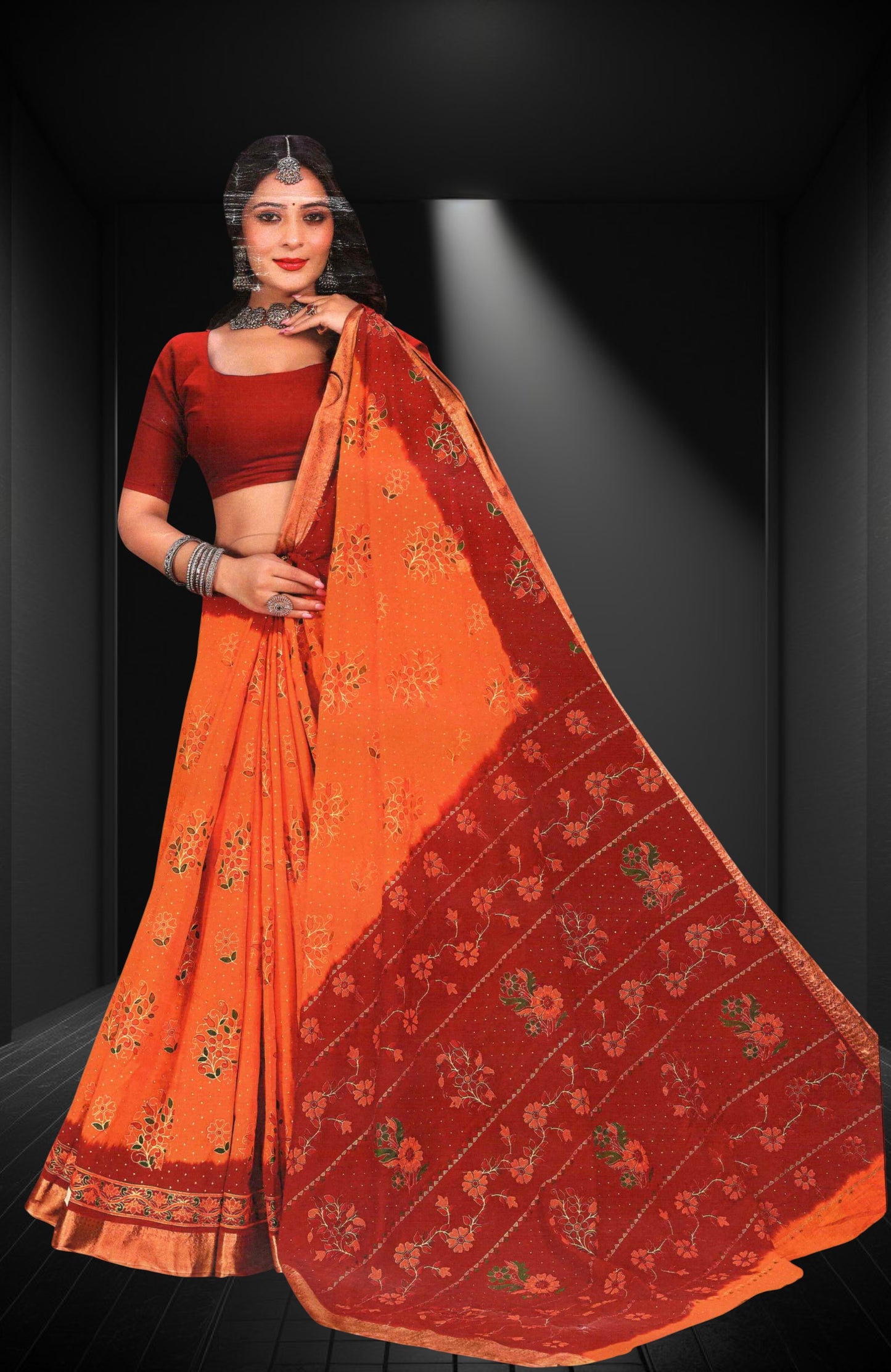 Pure Cotton Kaveri Light Weight Saree, 8 Design