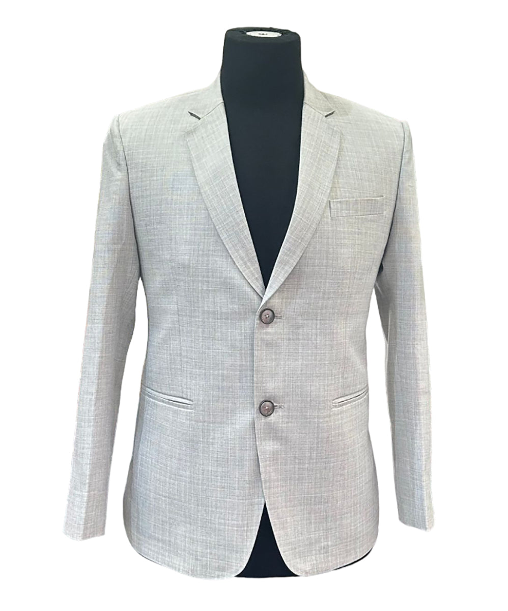 Men's Blazer Solid Off white