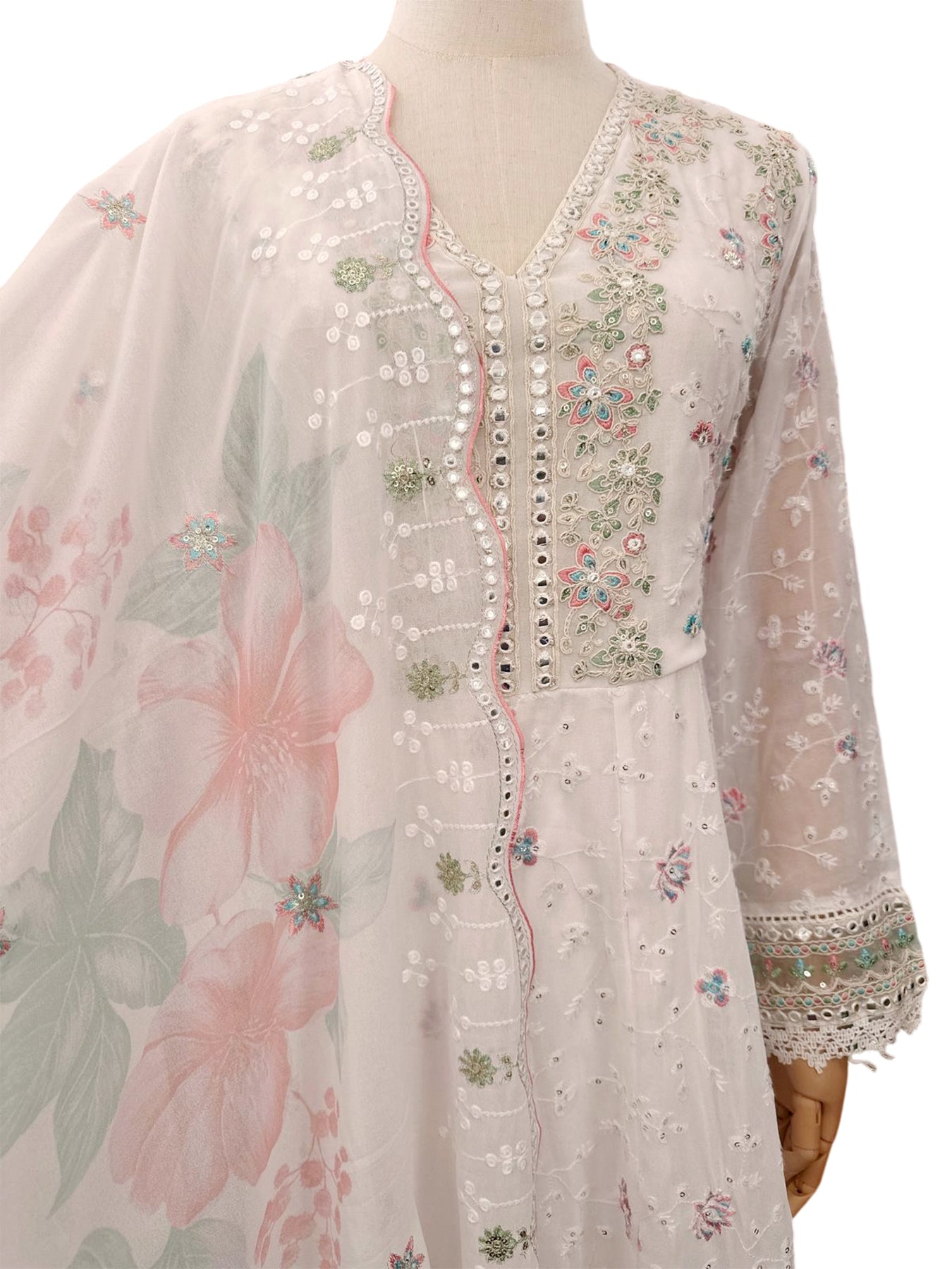 New Arrival Forever Hits Premium 3pcs Party Wear Anarkali Suit 40-44