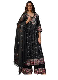 New Arrival Forever Hits Premium 3pcs Party Wear Anarkali Suit 40-44