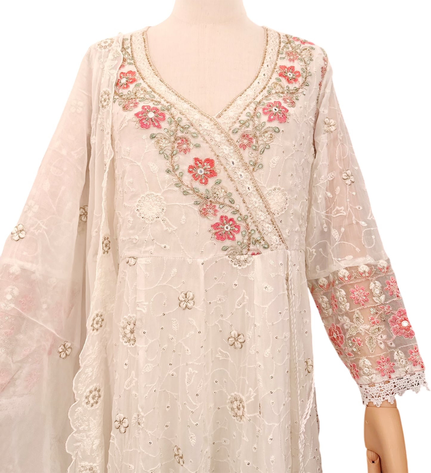 New Arrival Forever Hits Premium 3pcs Party Wear Anarkali Suit 40-44