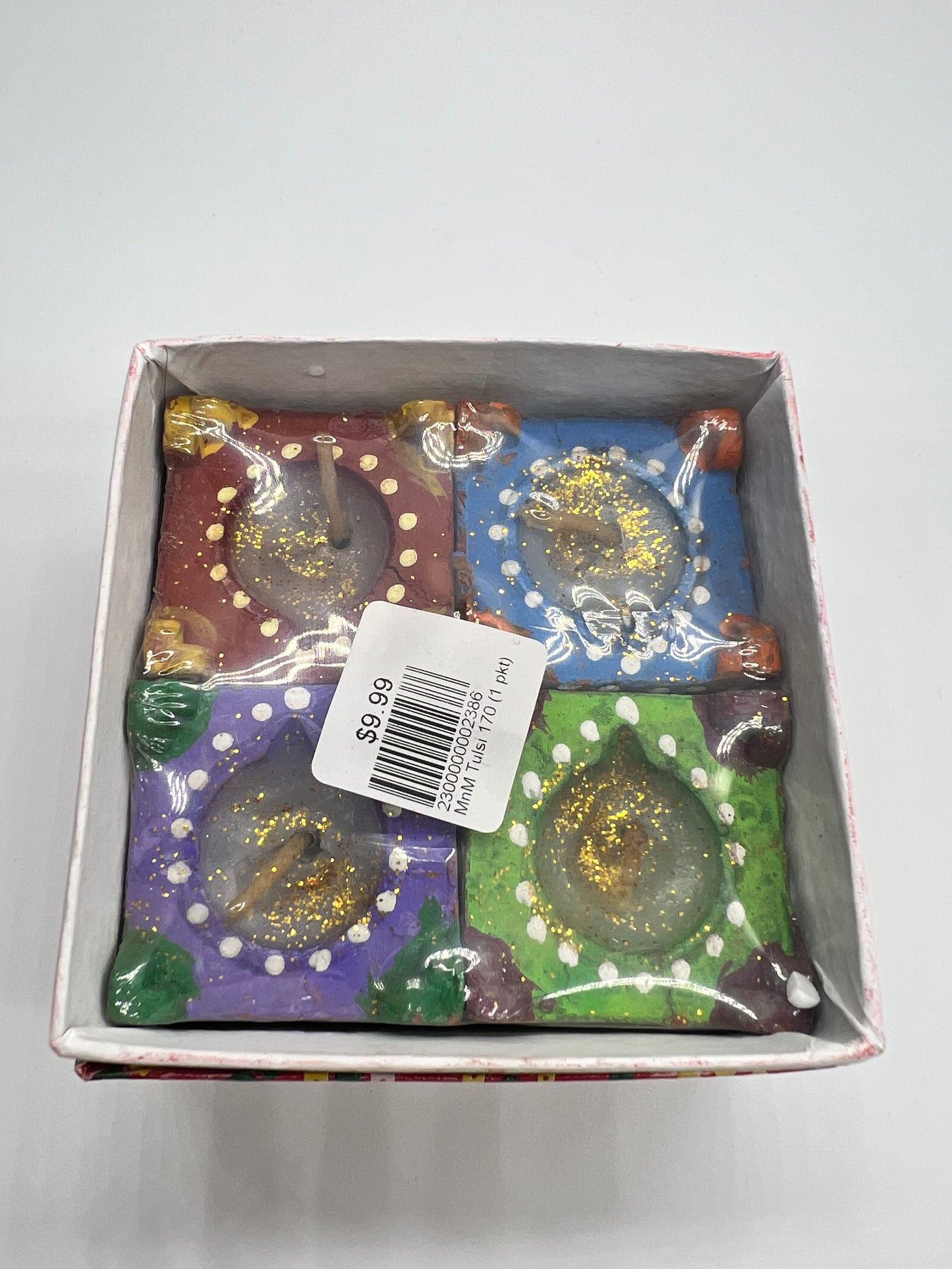 Tulsi Wax Diya 4 Design