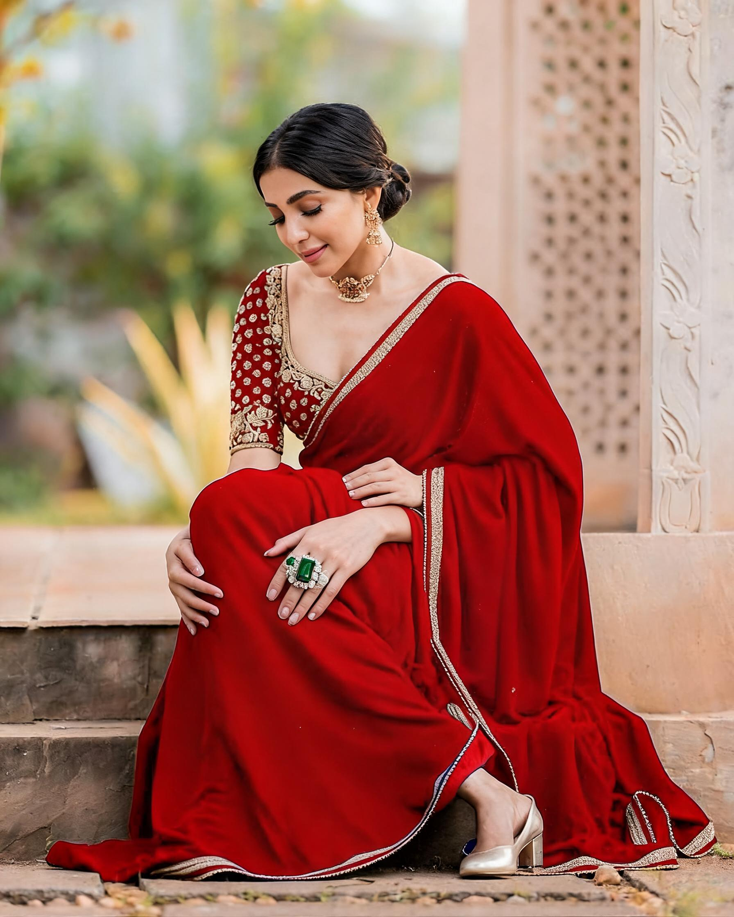 AD Premium Ring Perfect for Saree Blouse, Festival, Party-Function