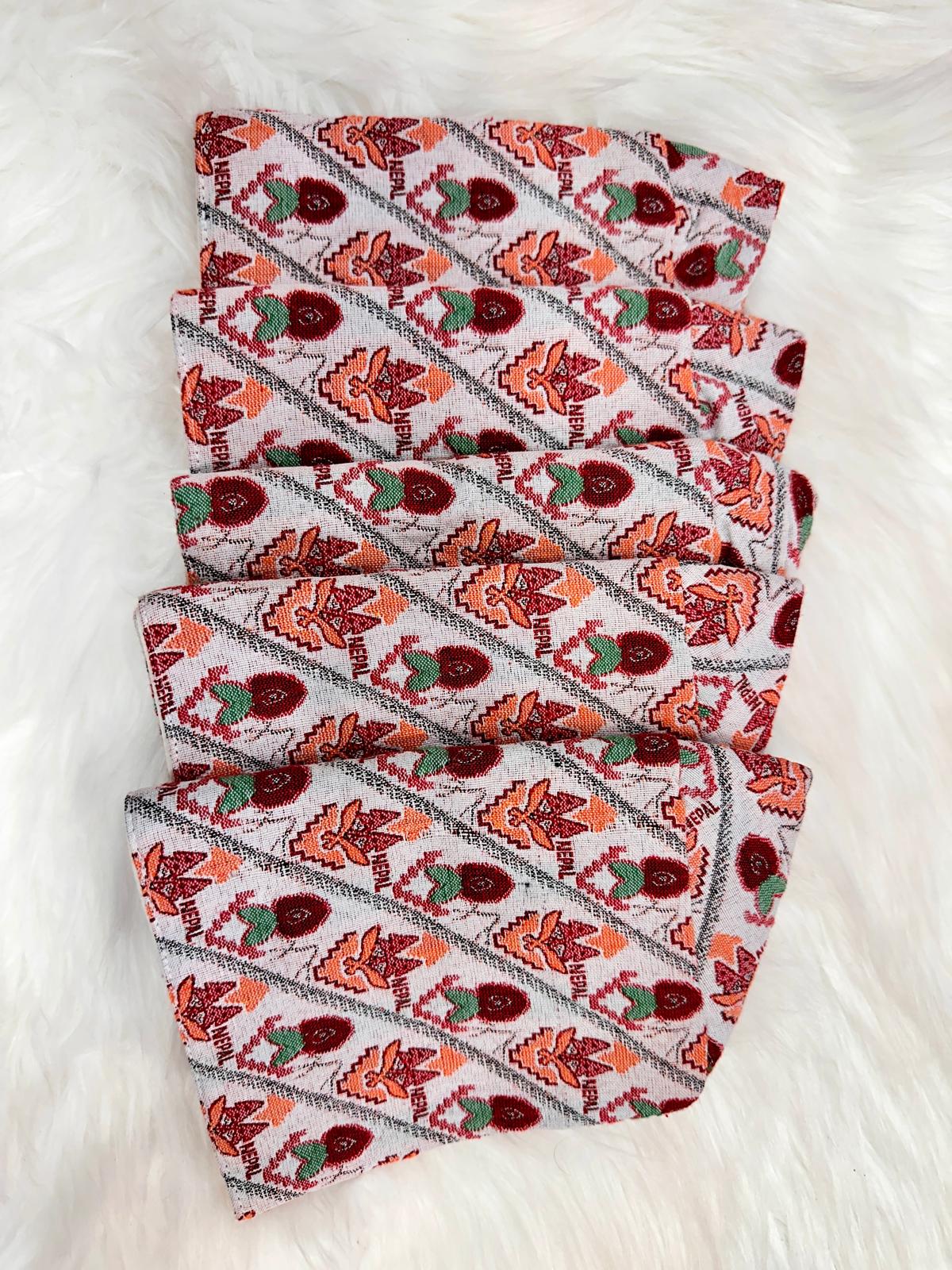 Bulk | Tihar Special Dhaka Topi 5pc-Mixed Colors,Design