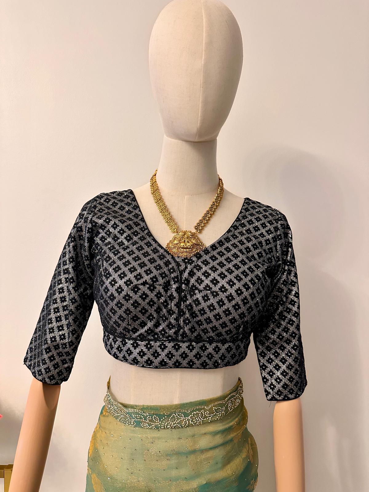 Party Wear Blouse Black 0226