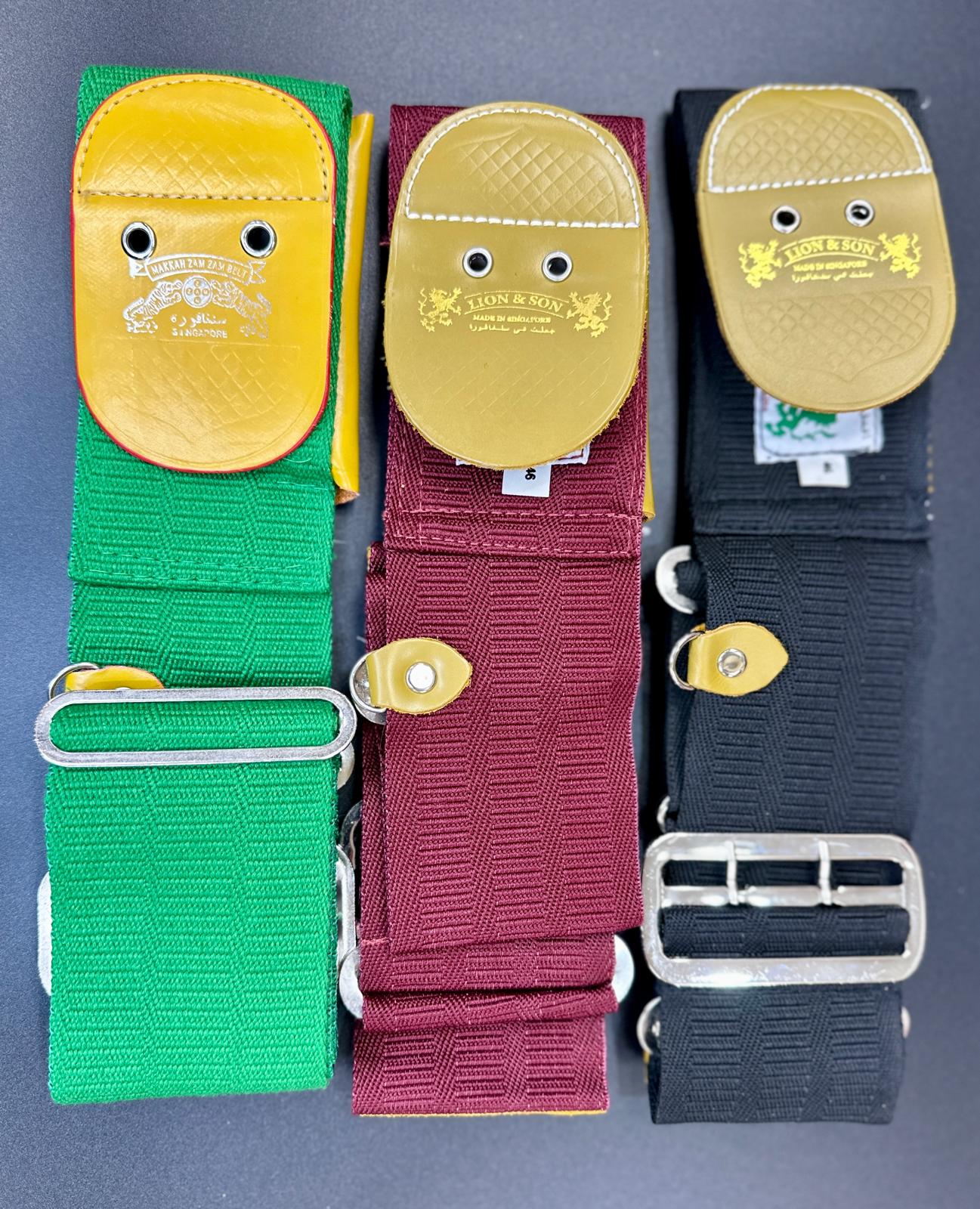 Daura Belt Leather Waist Up to 50" Green