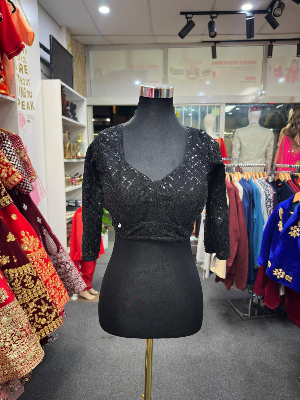Black Blouse 38-42